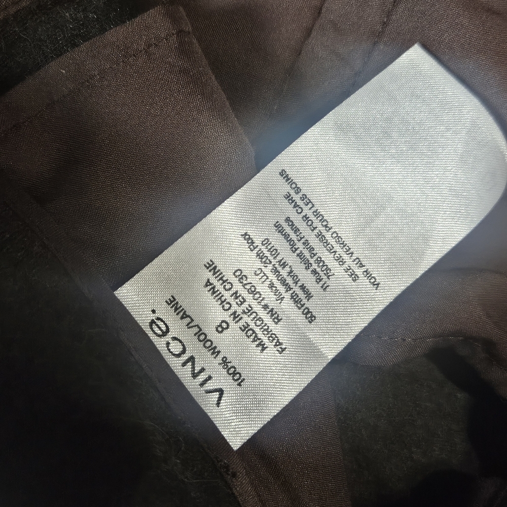 Vince Black Wide-Leg Pants - Picture 8 of 8